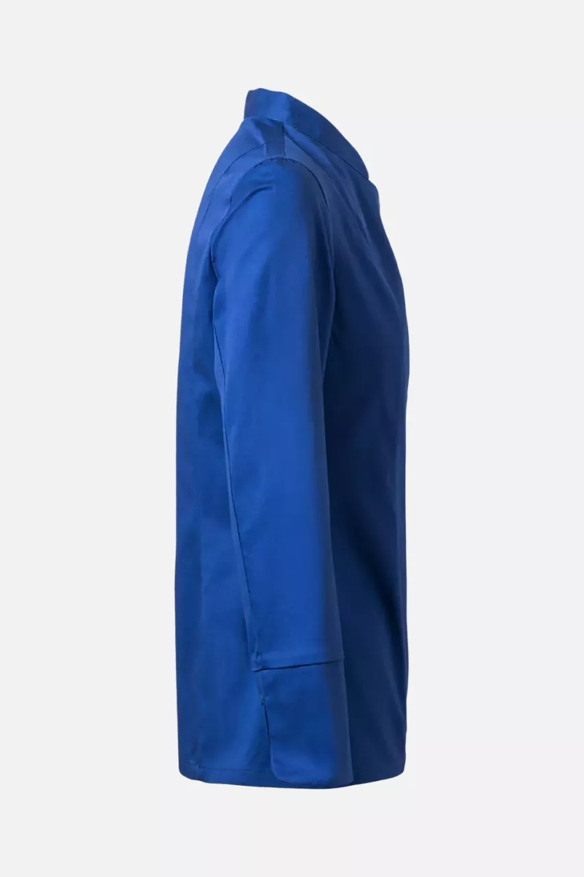 Velilla 405203TC-62, Long Sleeved Chef Jacket, Ultramarine Blue, image 4, gallery thumbnail