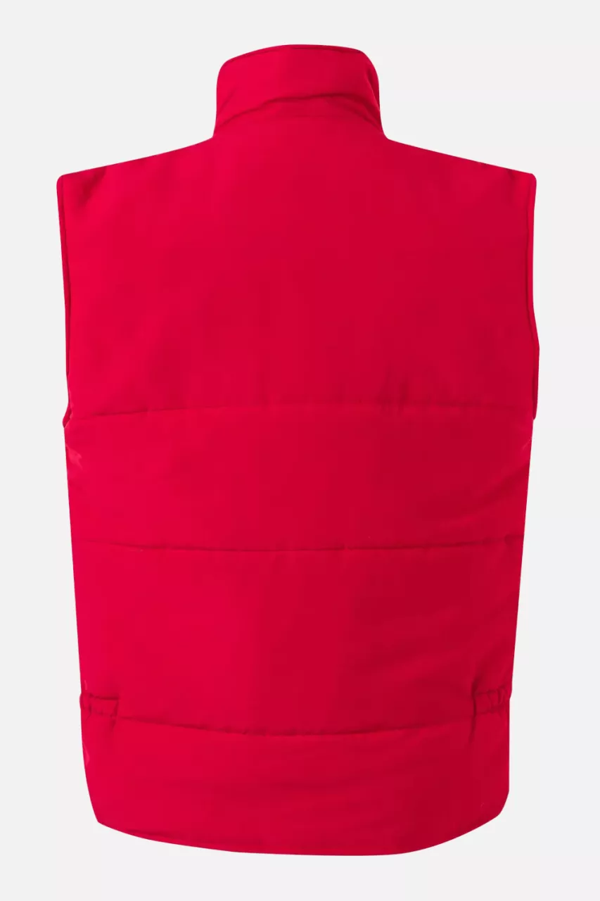 Velilla 108-12, Work Vest, Red, image 5, gallery thumbnail