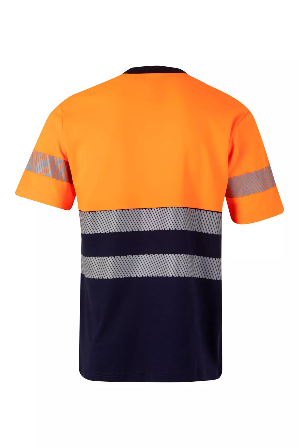 Velilla 305509-61-19, High-Vis Short Sleeve T-Shirt, Navy Blue/Hi-Vis Orange, image 4