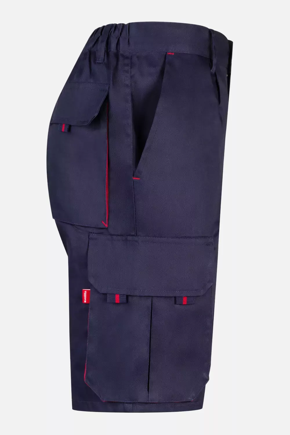 Velilla 103007-01-12, Work Shorts, Marine Blue/Red, image 2