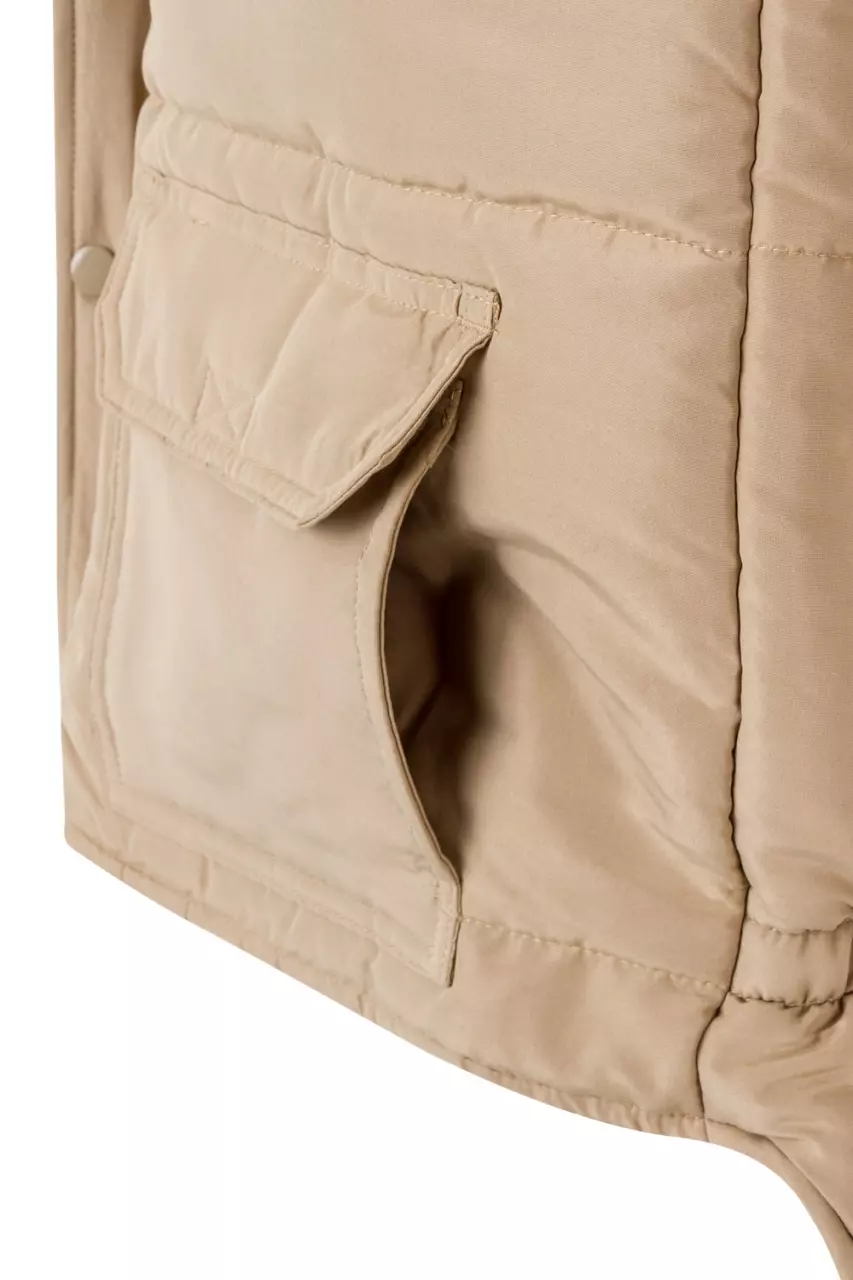 Velilla 108-46, Work Vest, Sand Beige, image 3, gallery thumbnail