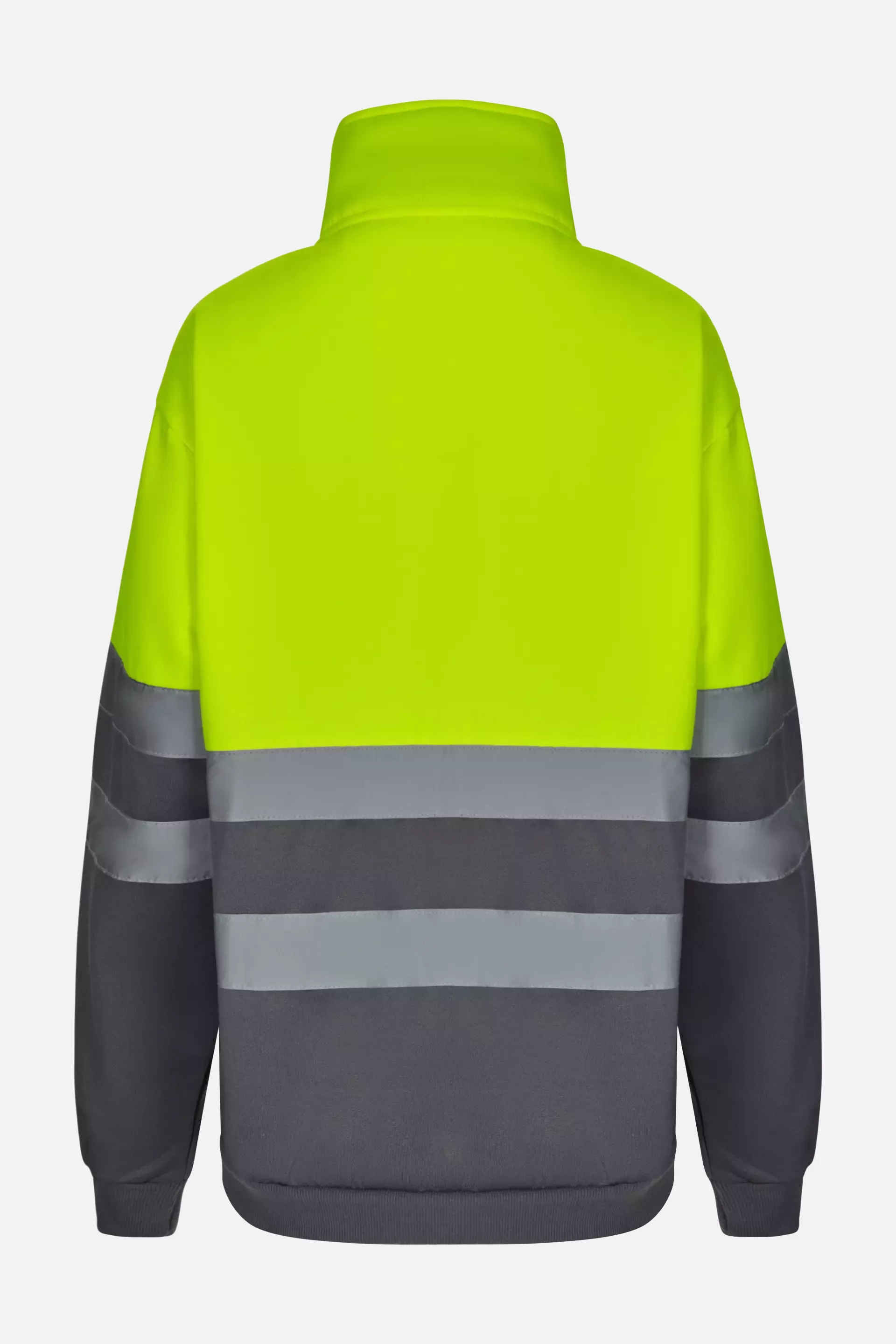 Velilla 305701-08-20, Warnschutz-Sweatshirt, Grau/Warngelb, image 3