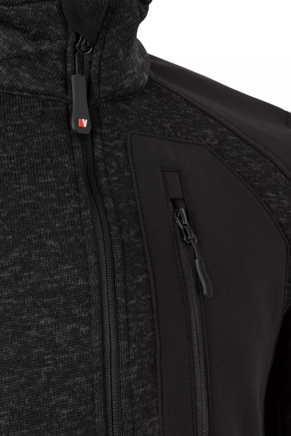 Velilla 206008-00-00, Arbeitsjacke, Meliert Schwarz/Schwarz, image 3