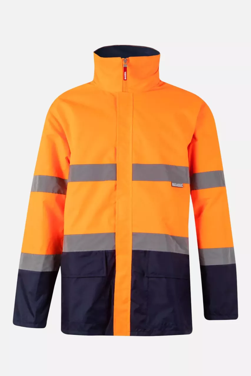 Velilla 306002-01-19-2, Warnschutzjacke, Größe 4XL/5XL, Marineblau/Warnschutzorange, image 1, gallery thumbnail