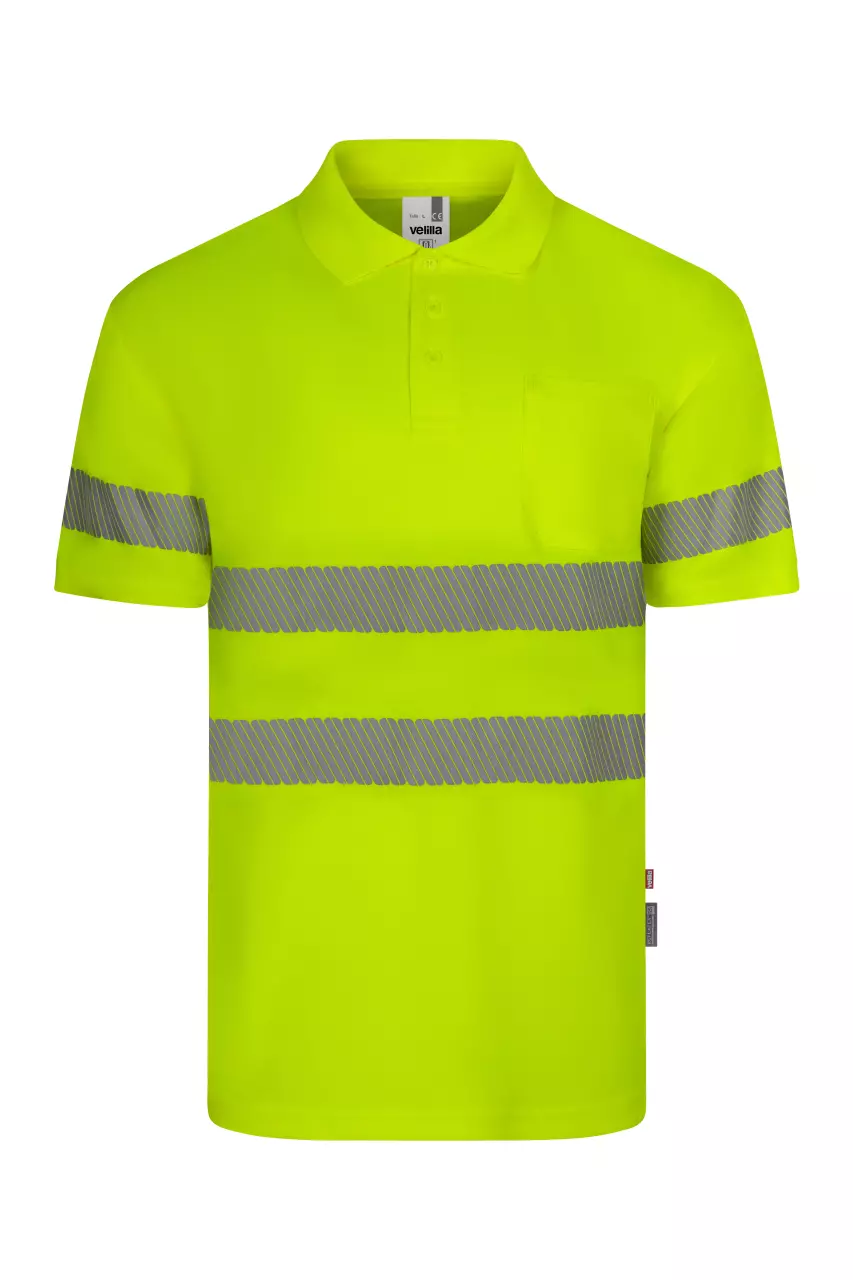 Velilla 305532-20-1, Warnschutz-Poloshirt, Warngelb, image 1, gallery thumbnail
