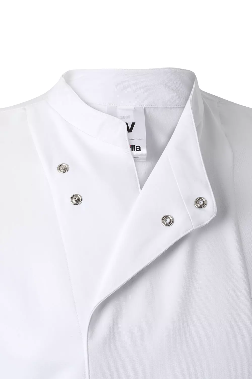 Velilla 405210-07, Long Sleeved Chef Jacket, White, image 3