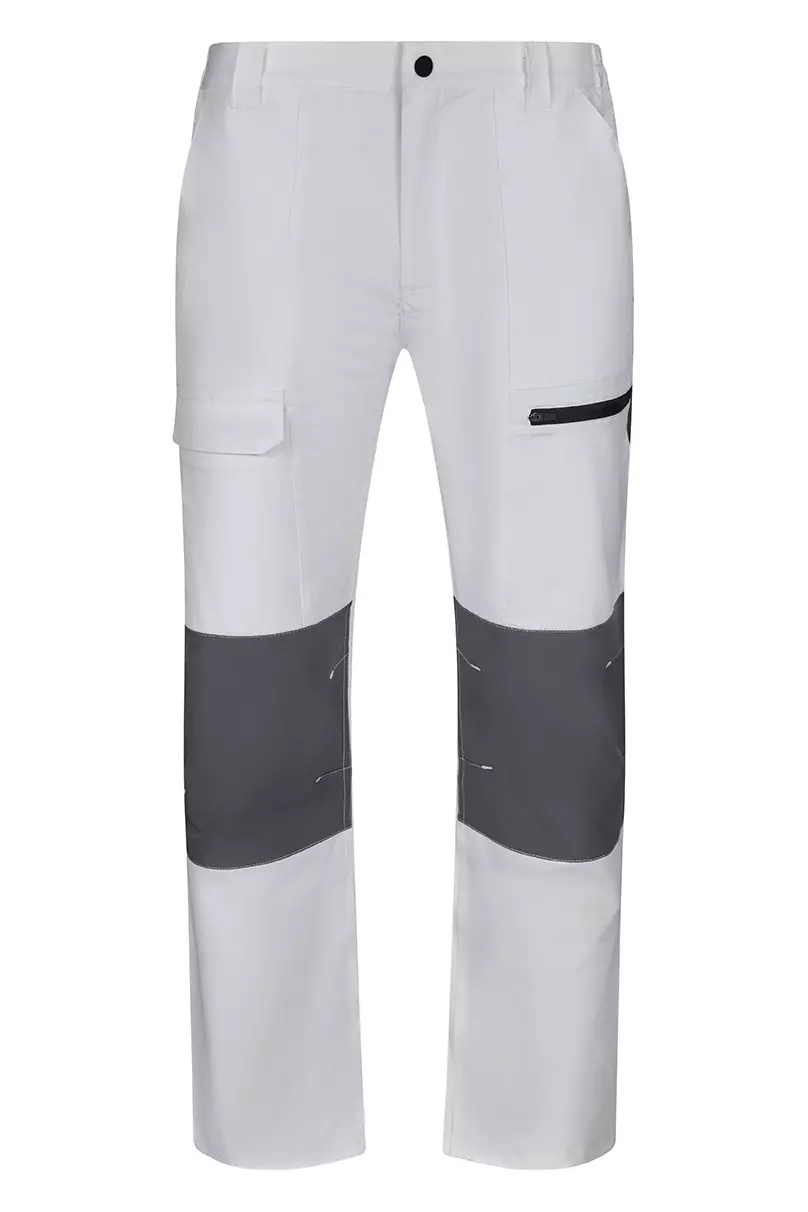 Velilla 103022S-07-08, Work Trousers, White/Grey, image 1