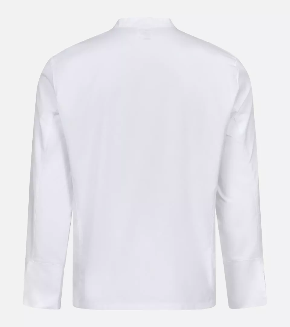 Velilla 434-07, Long Sleeved Chef Jacket, White, image 2, gallery thumbnail
