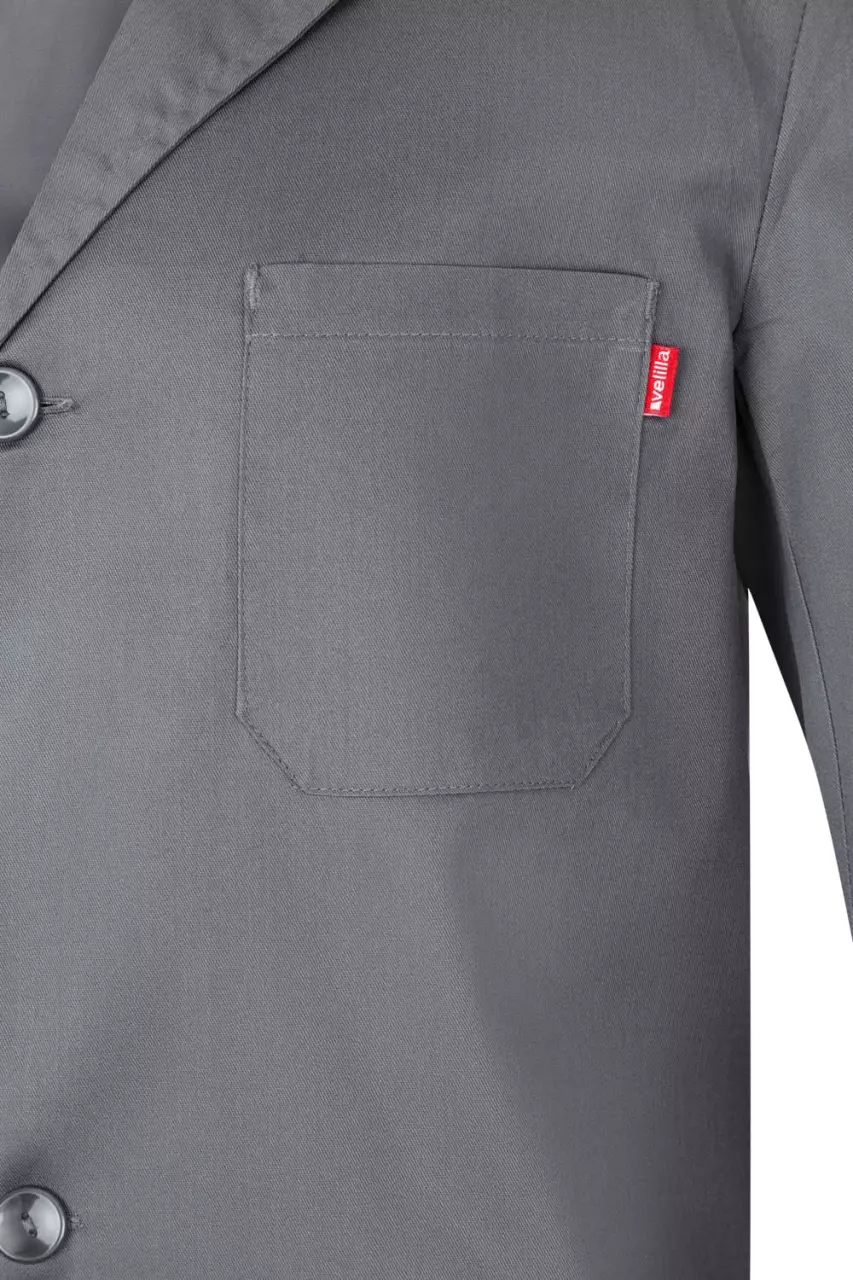Velilla 700-08, Work Coat, Grey, image 2, gallery thumbnail