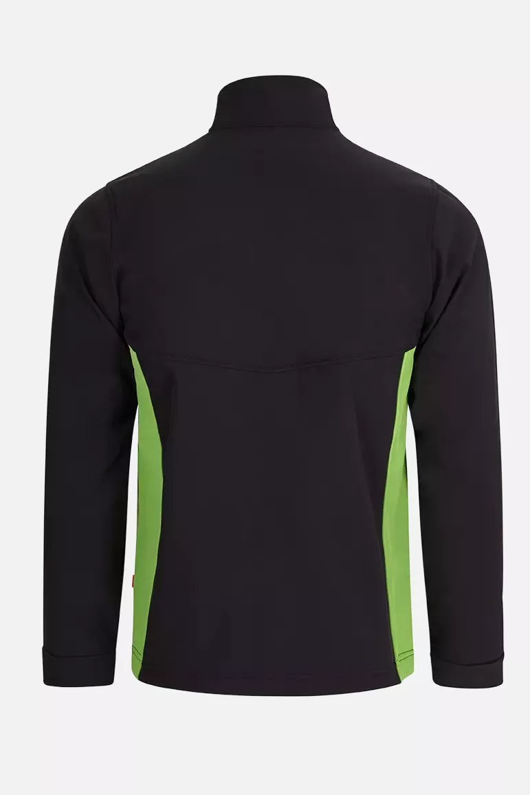 Velilla 106004-00-25, Work Jacket, Black/Lime Green, image 2