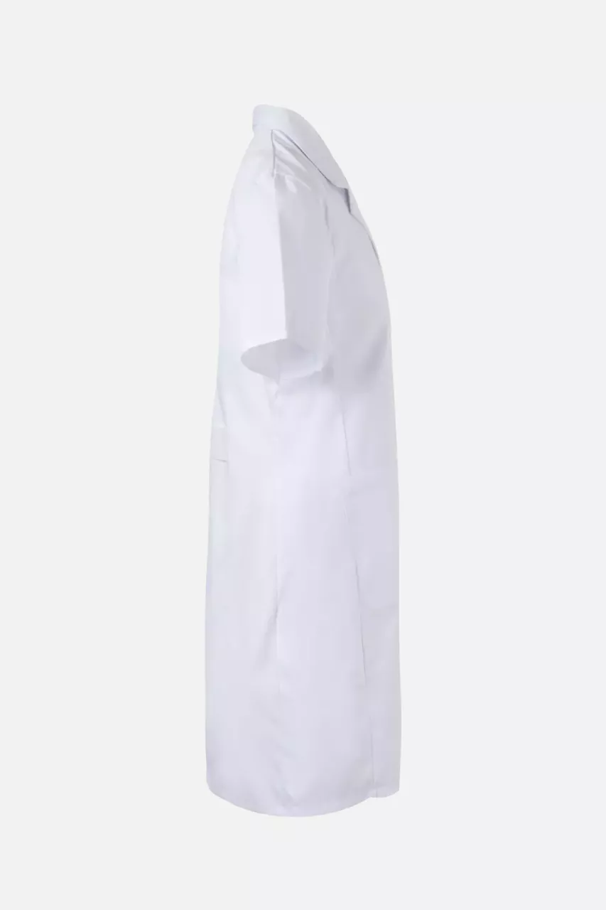 Velilla 539003-07, Short-Sleeved Work Coat, White, image 5, gallery thumbnail