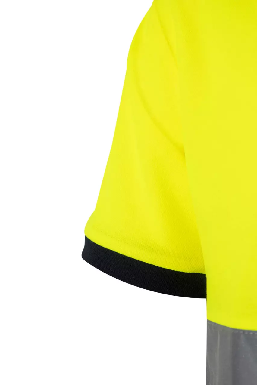 Velilla 305513-61-20-2, Warnschutz-Kurzarm-Poloshirt, Größe 4XL/5XL, Marineblau/Warngelb, image 6, gallery thumbnail