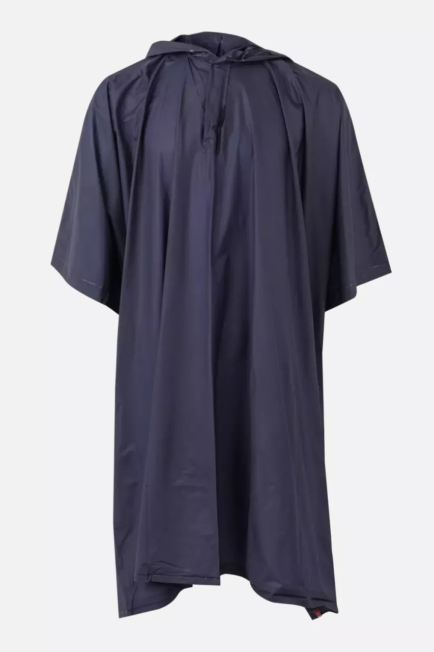 Velilla 187-01, Rain Poncho, Marine Blue, image 1, gallery thumbnail