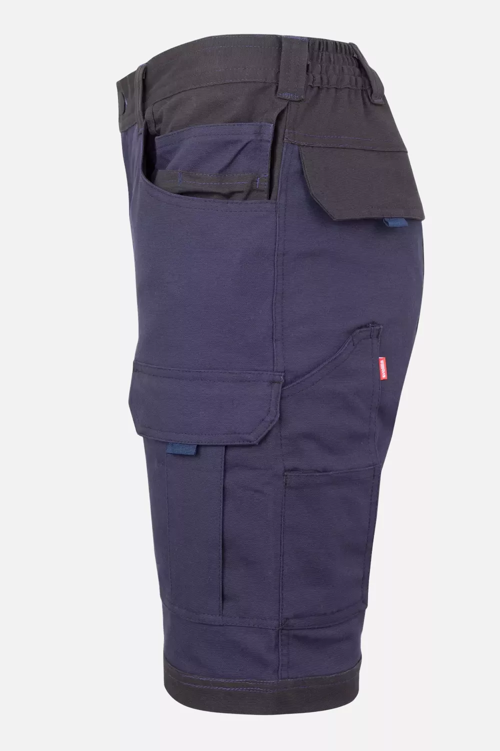 Velilla 103029S-61-00, Work Shorts, Navy Blue/Black, image 2