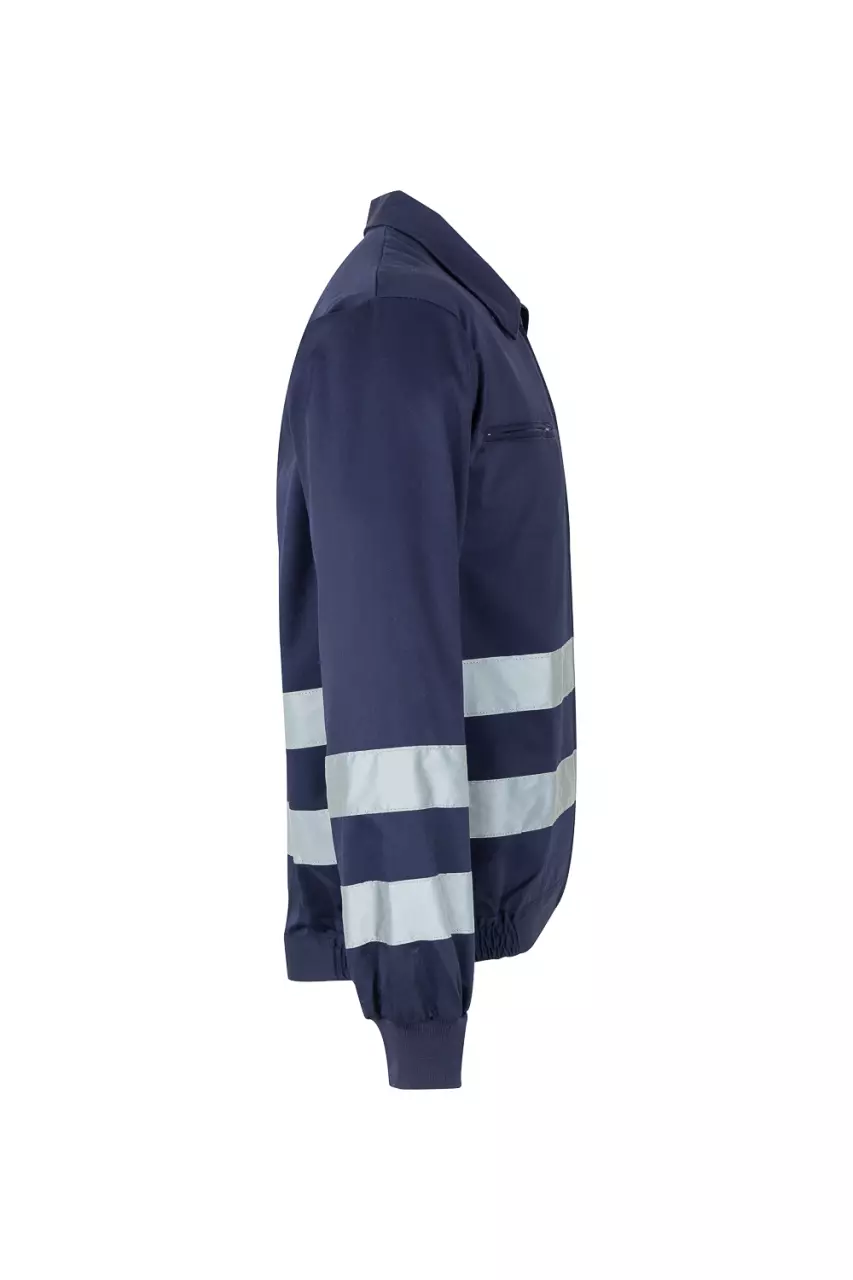 Velilla 154-01, High-Vis Jacket, Marine Blue, image 2, gallery thumbnail