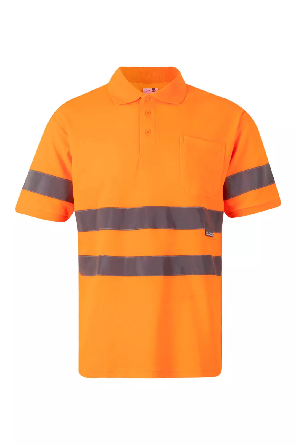 Velilla 305512-19-2, Warnschutz-Kurzarm-Poloshirt, Größe 4XL/5XL, Warnschutz-Orange, image 1