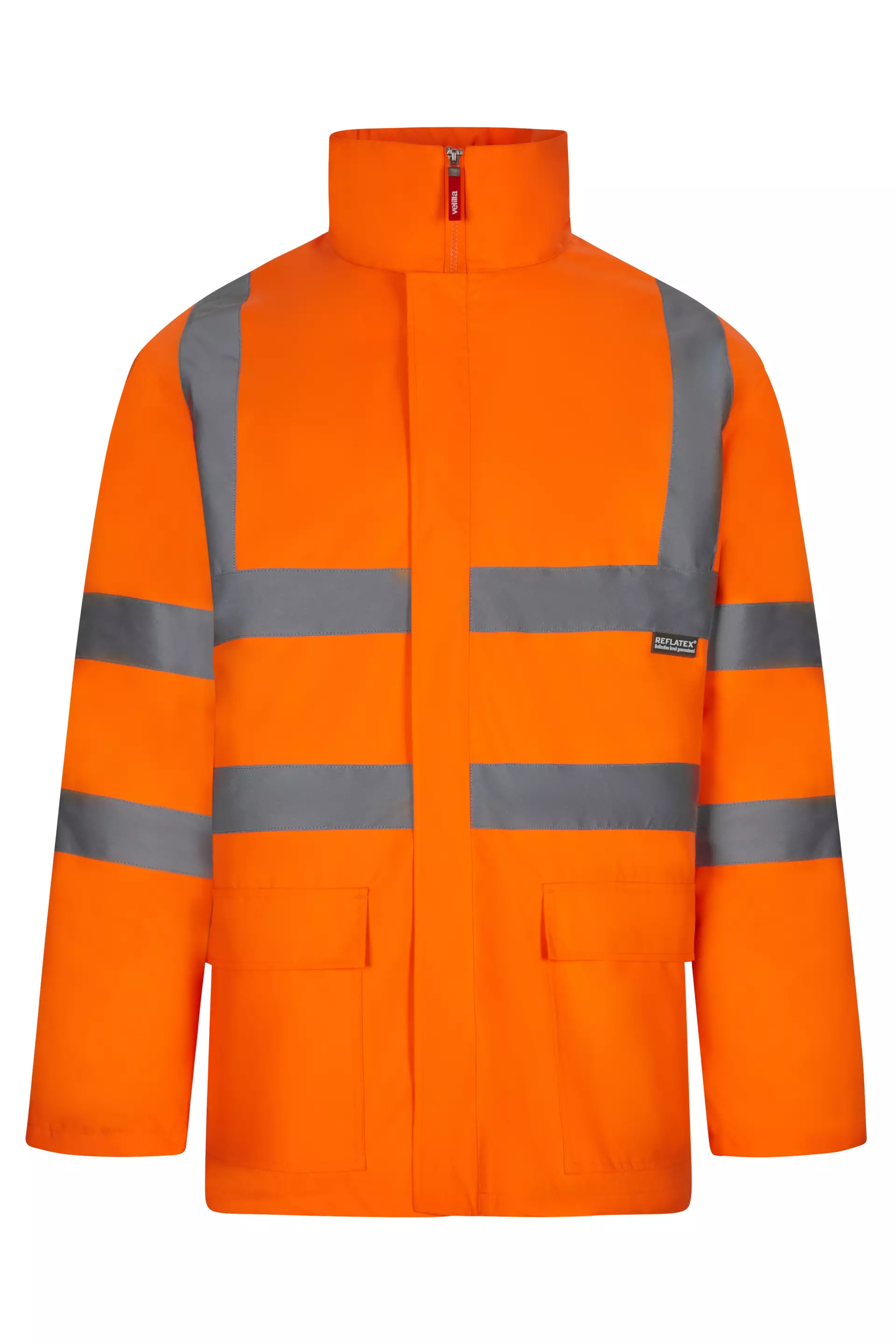 Velilla 306007-19-2, Warnschutzjacke, Größe 4XL/5XL, Warnschutz-Orange