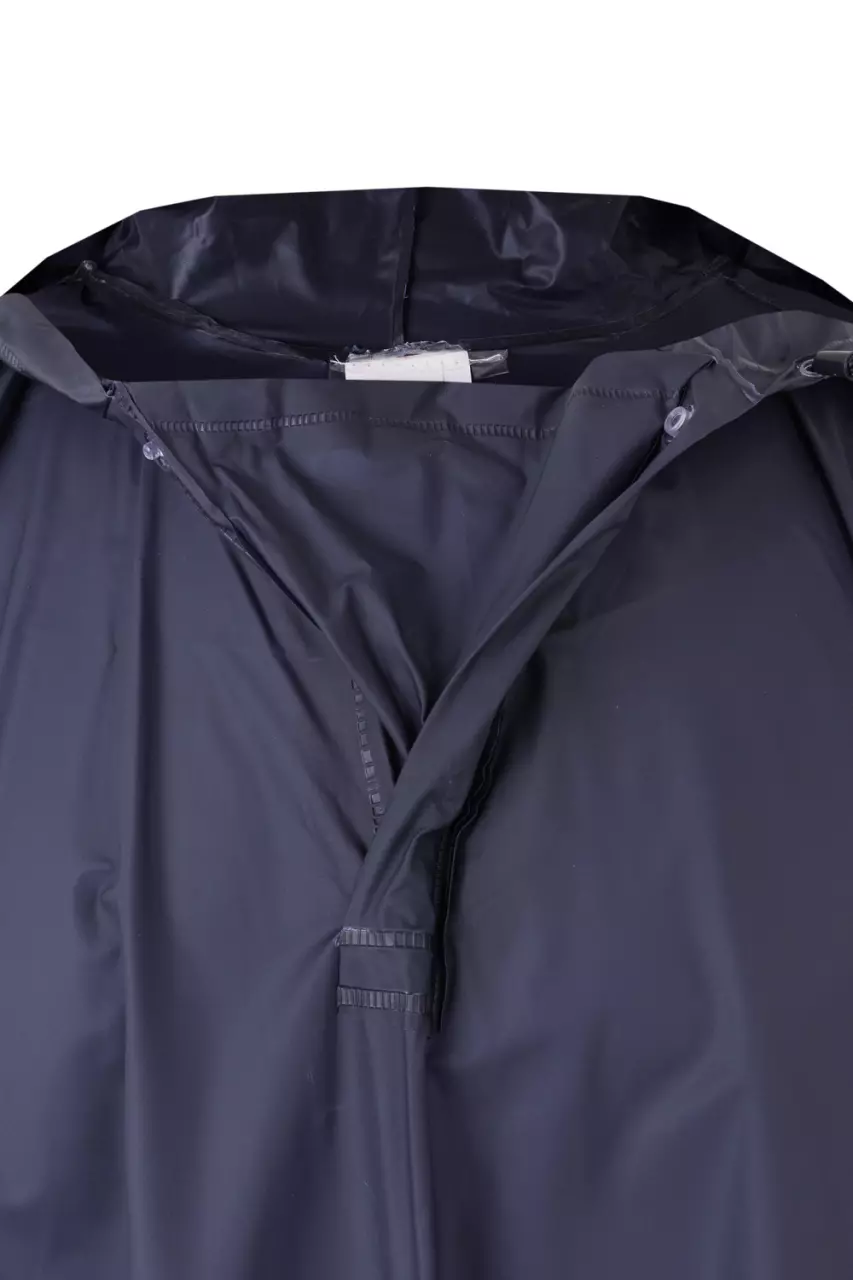 Velilla 187-01, Rain Poncho, Marine Blue, image 4, gallery thumbnail