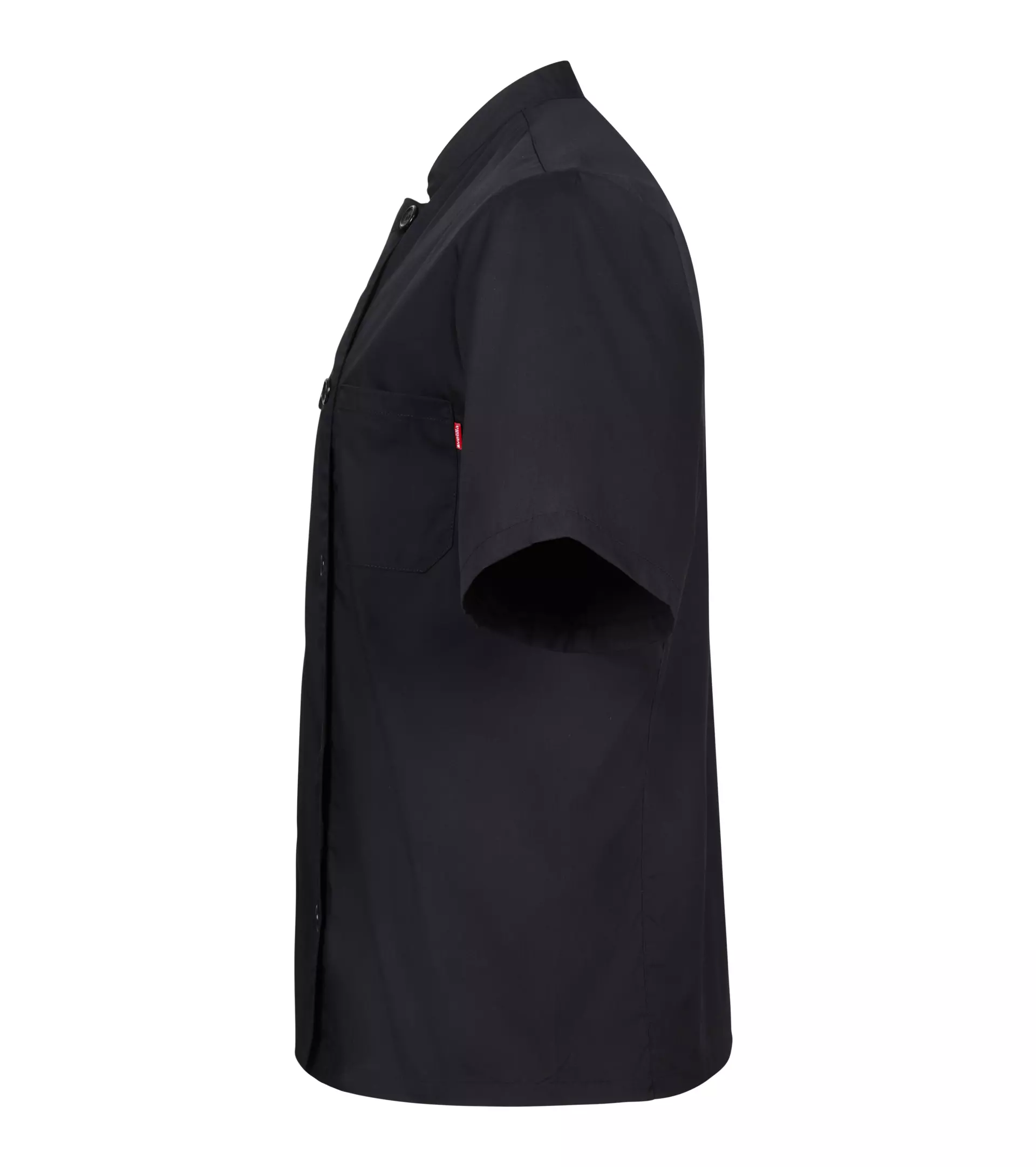 Velilla 405201-00, Short-Sleeved Chef Jacket, Black, image 2