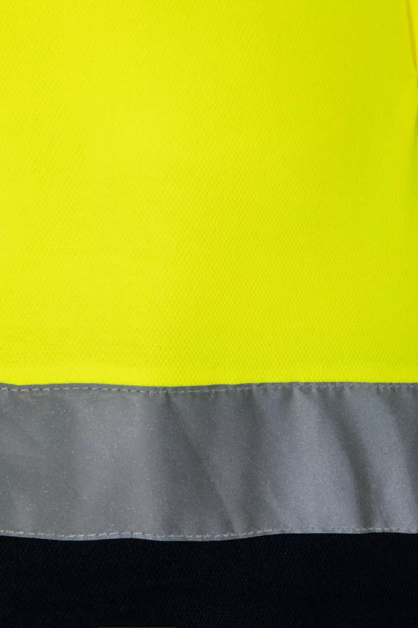 Velilla 305513-61-20-2, Warnschutz-Kurzarm-Poloshirt, Größe 4XL/5XL, Marineblau/Warngelb, image 3, gallery thumbnail