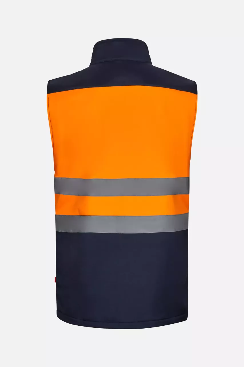 Velilla 305906-61-19-2, Warnschutzweste, Größe 4XL/5XL, Marineblau/Warnschutz-Orange, image 3, gallery thumbnail