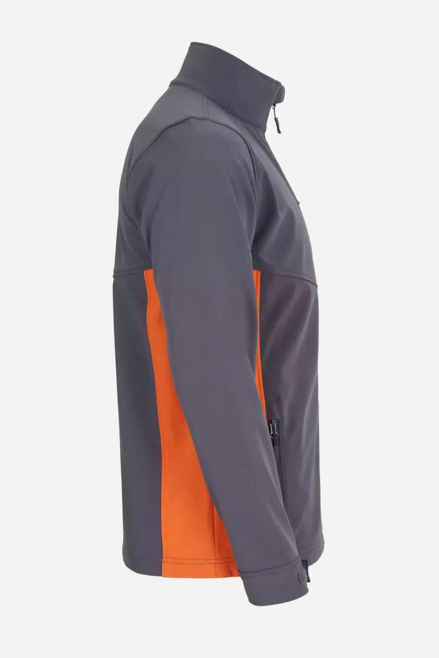 Velilla 106004-08-16, Work Jacket, Grey/Orange, image 5, gallery thumbnail