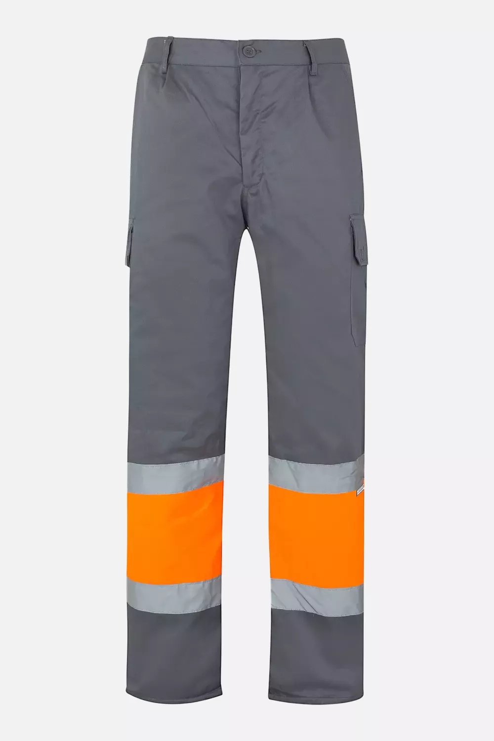Velilla 0157-08-19-2, High-Vis Trousers, Size 4XL/5XL, Grey/Hi-Vis Orange, image 1