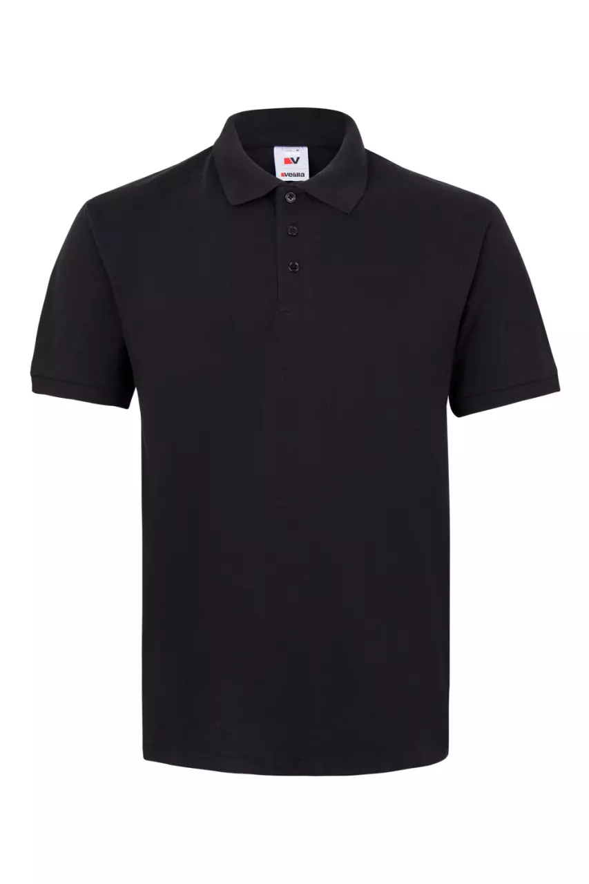 105502-00, Velilla Poloshirt, Schwarz