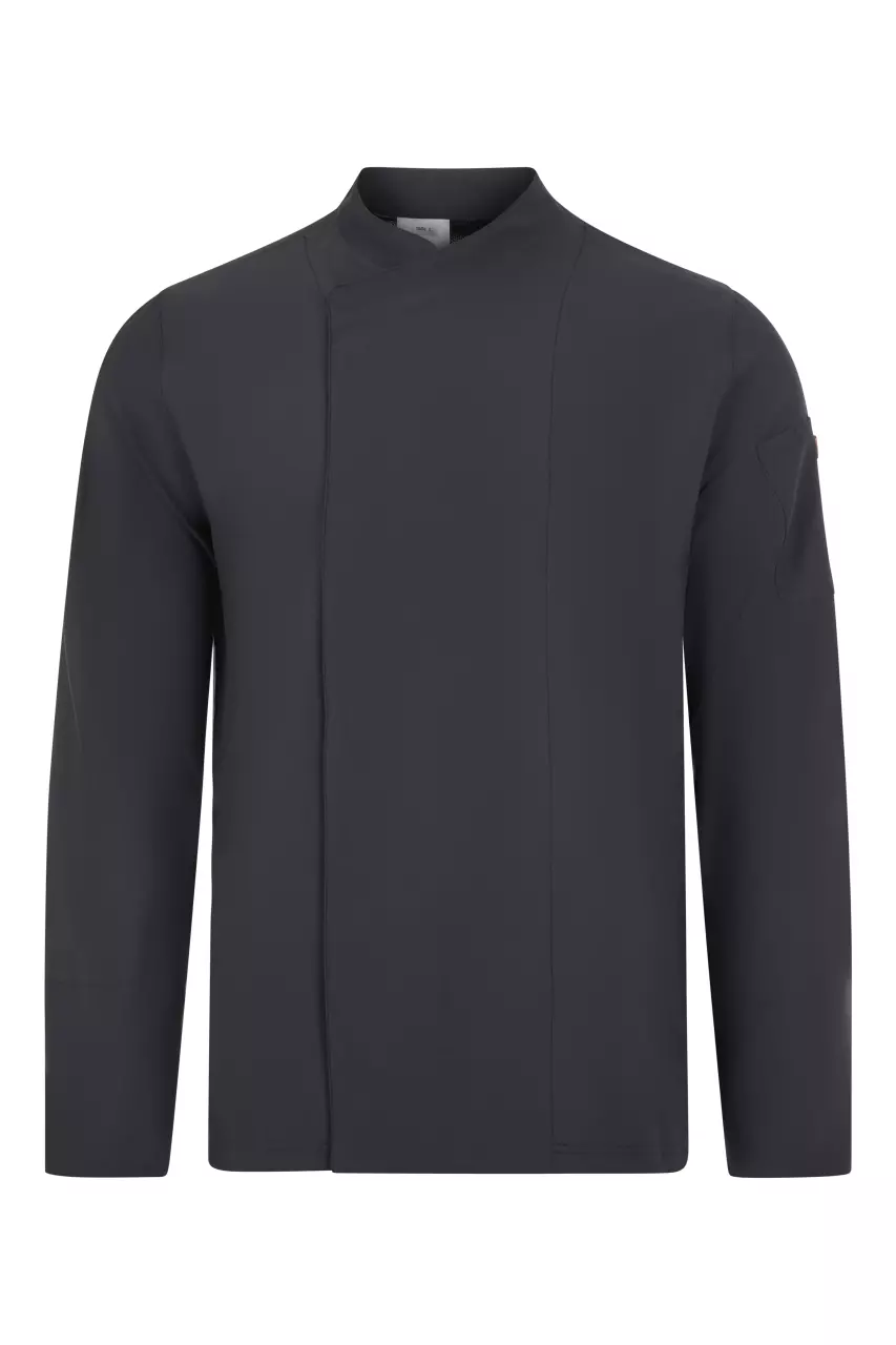 Velilla 405210-42, Long Sleeved Chef Jacket, Dark Grey, image 1, gallery thumbnail