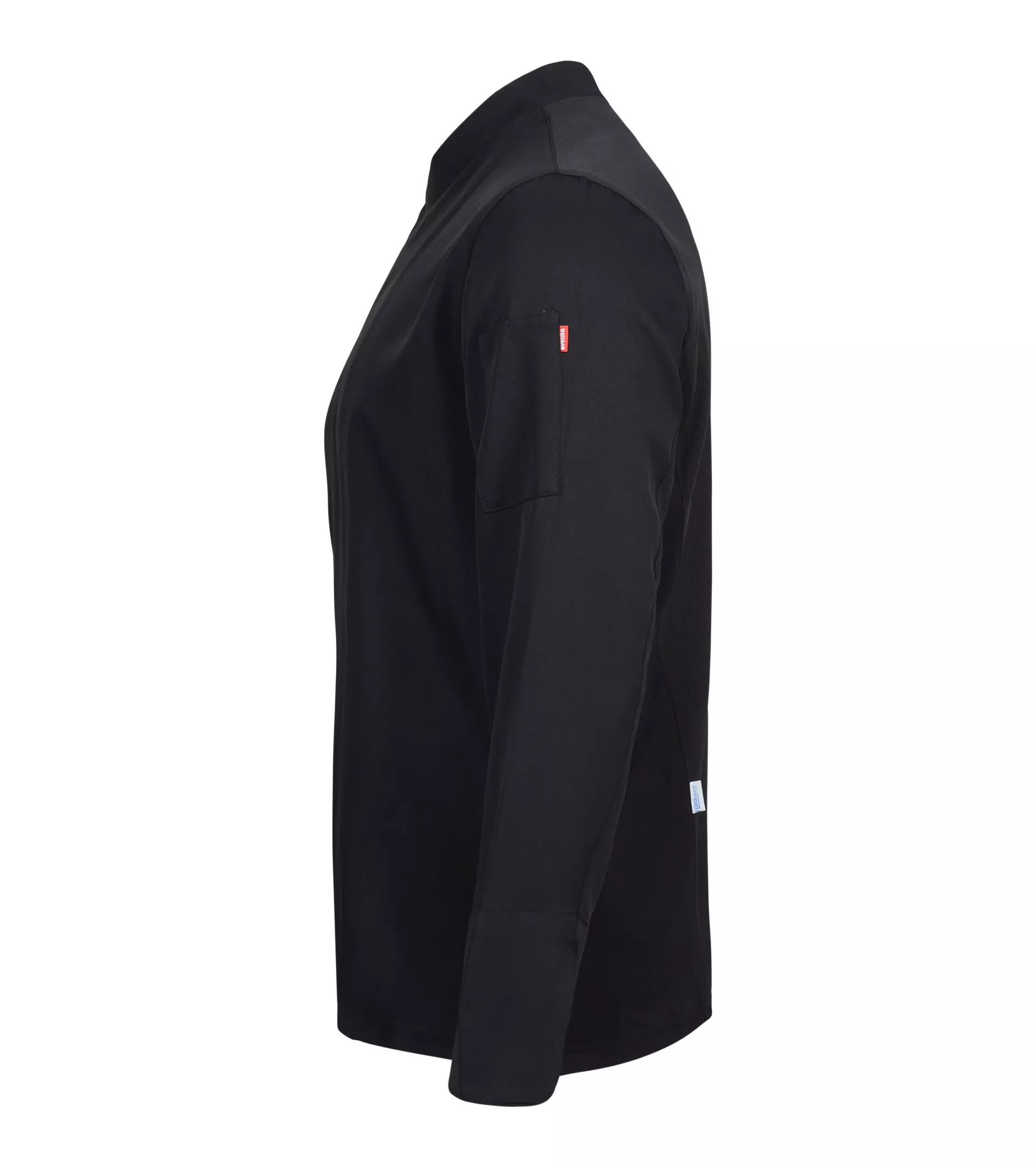 Velilla 405210-00, Long Sleeved Chef Jacket, Black, image 2