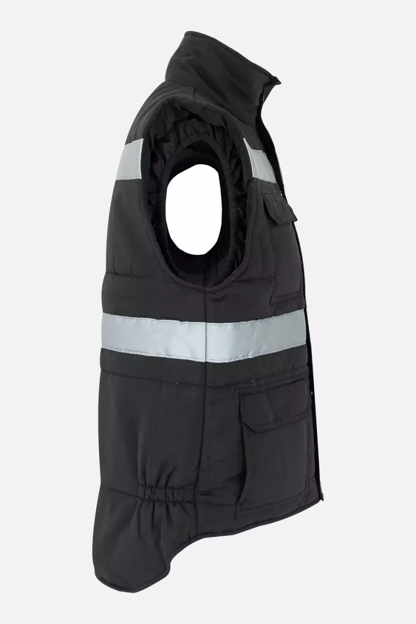 Velilla 205904-00, Padded Work Vest, Black, image 6, gallery thumbnail