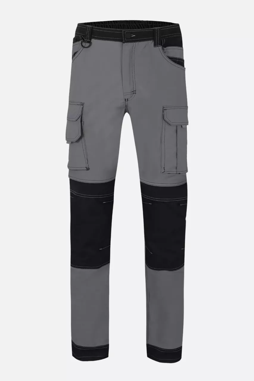 Velilla 103019S-08-00, Work Trousers, Grey/Black, image 1, gallery thumbnail