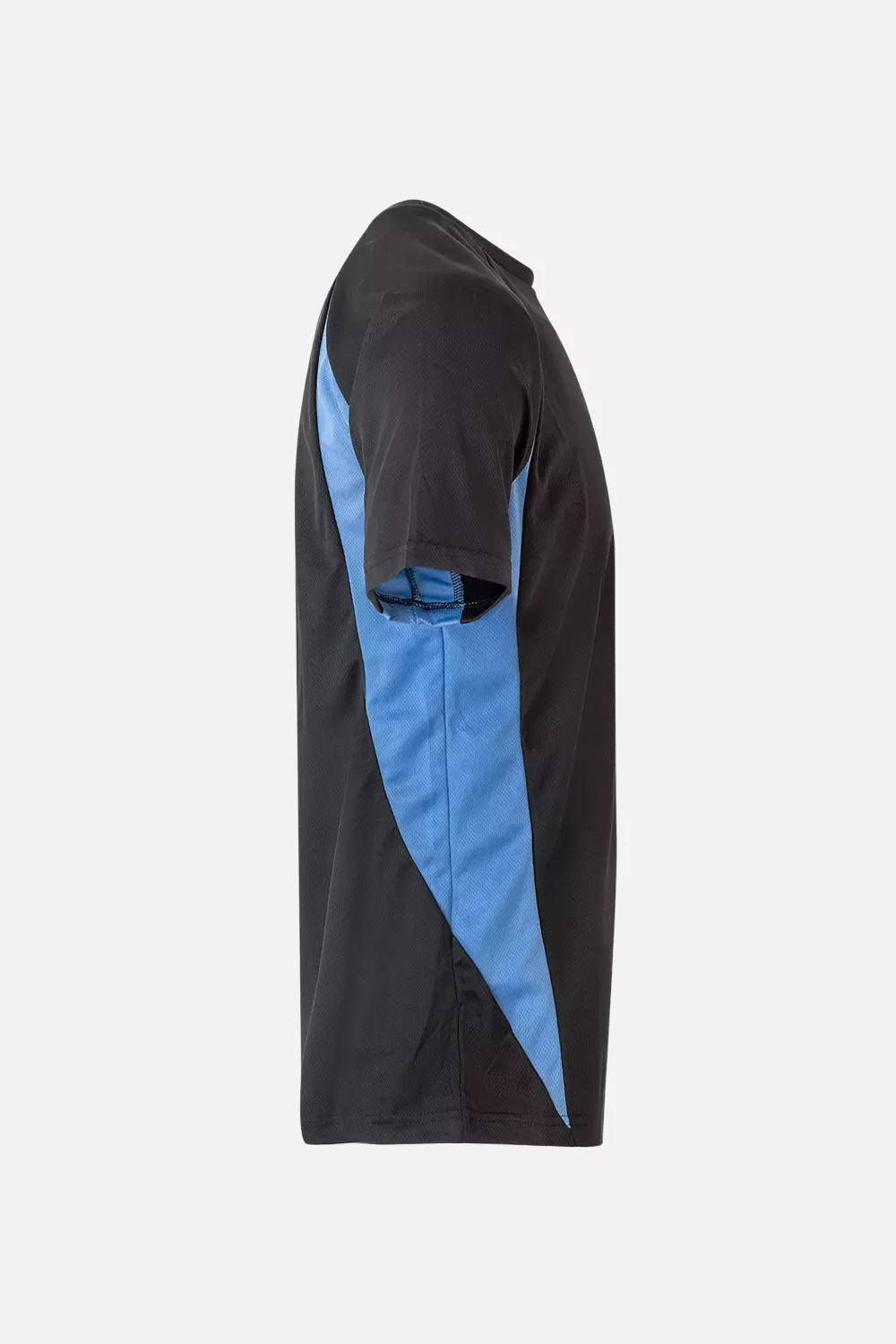 Velilla 105501-00-05, Arbeits-T-Shirt, Schwarz/Himmelblau, image 2