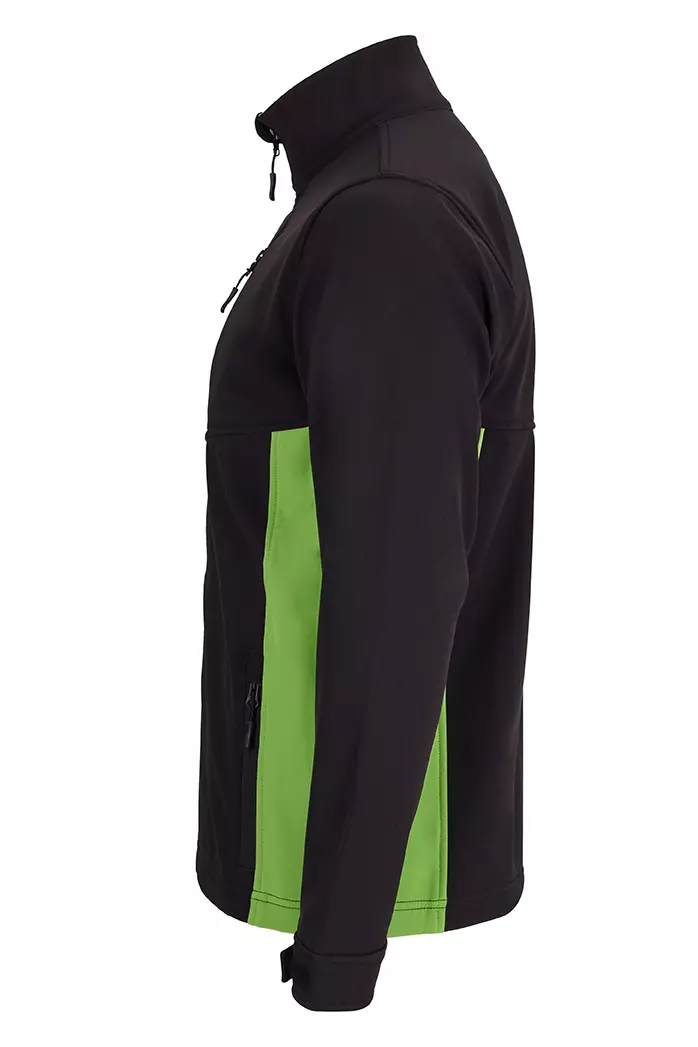 Velilla 106004-00-25, Work Jacket, Black/Lime Green, image 5, gallery thumbnail