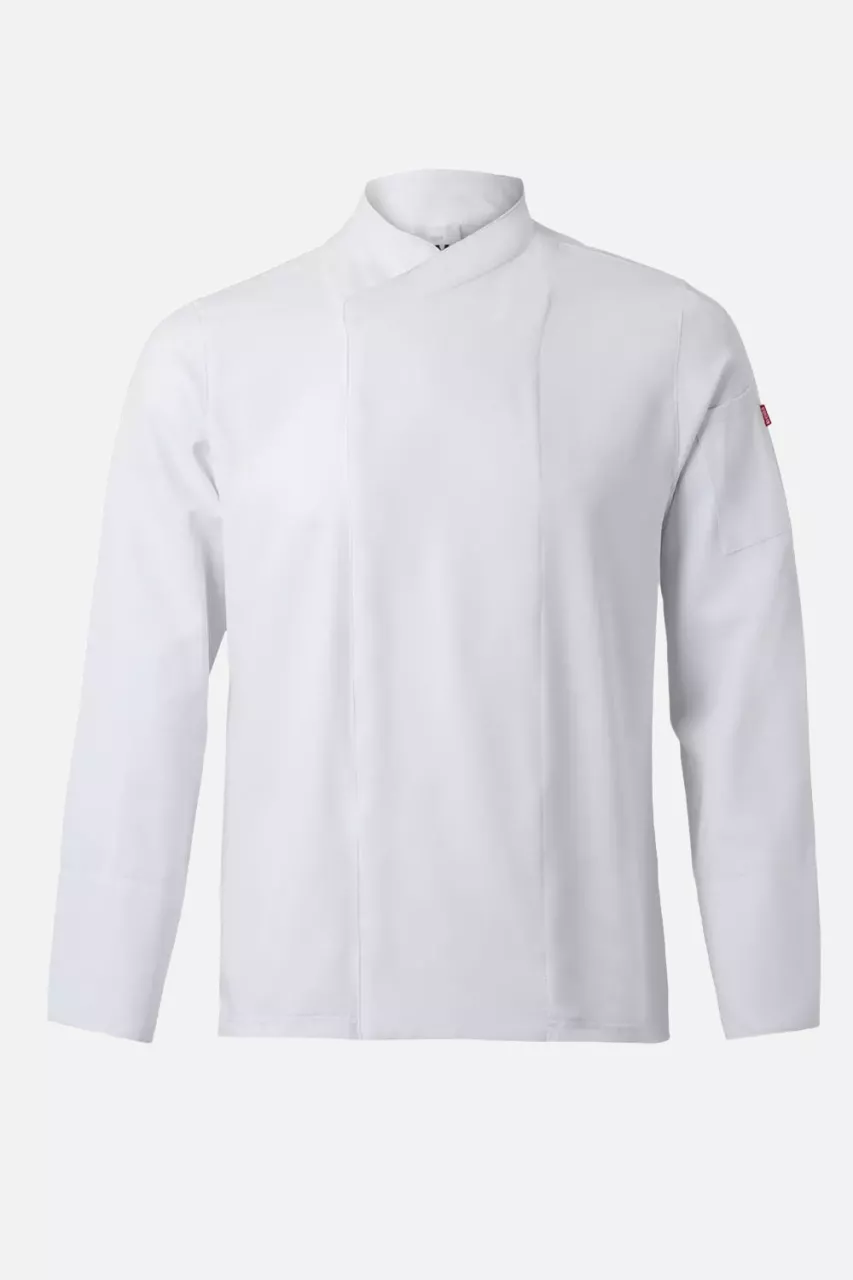 Velilla 405210-07, Long Sleeved Chef Jacket, White, image 1, gallery thumbnail