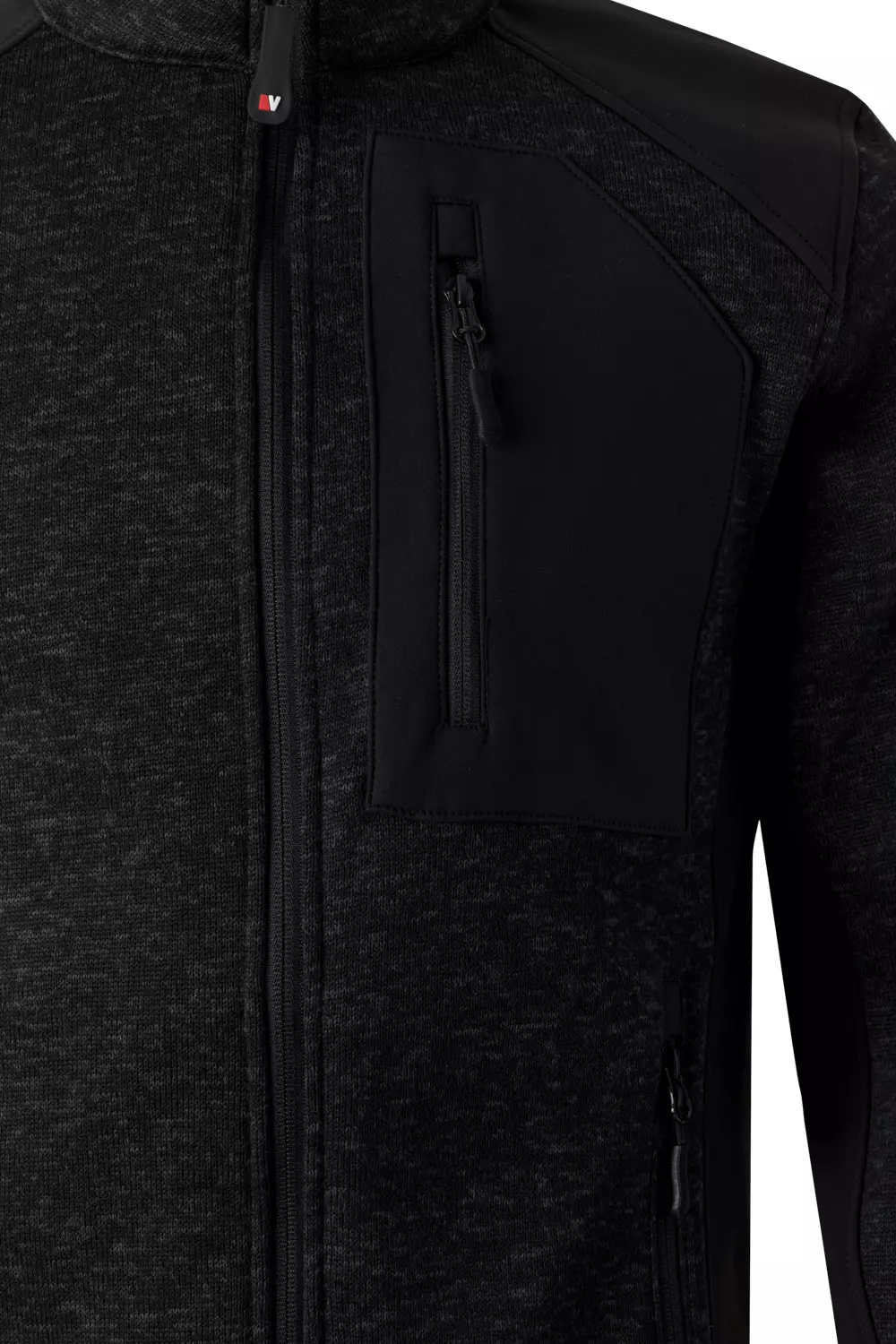 Velilla 206008-00-00, Arbeitsjacke, Meliert Schwarz/Schwarz, image 5