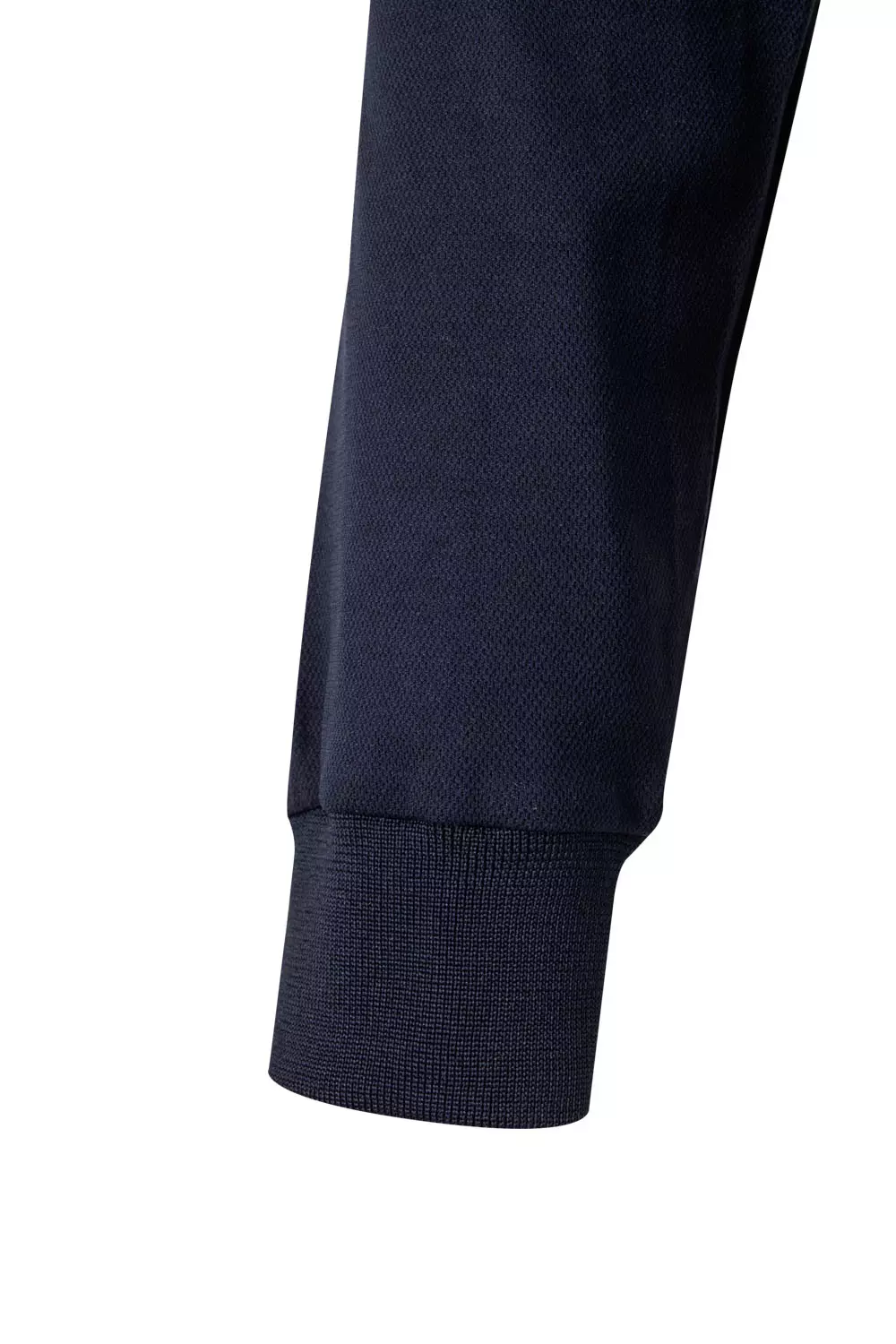 Velilla 305515-61-20, High-Vis Long Sleeved Polo Shirt, Navy Blue/Hi-Vis Yellow, image 4