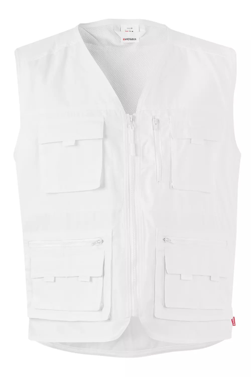 Velilla 105901-07, Work Vest, White