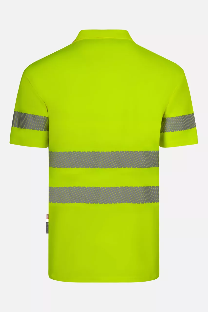 Velilla 305532-20-2, High-Vis Polo Shirt, Size 4XL/5XL, Hi-Vis Yellow, image 2, gallery thumbnail
