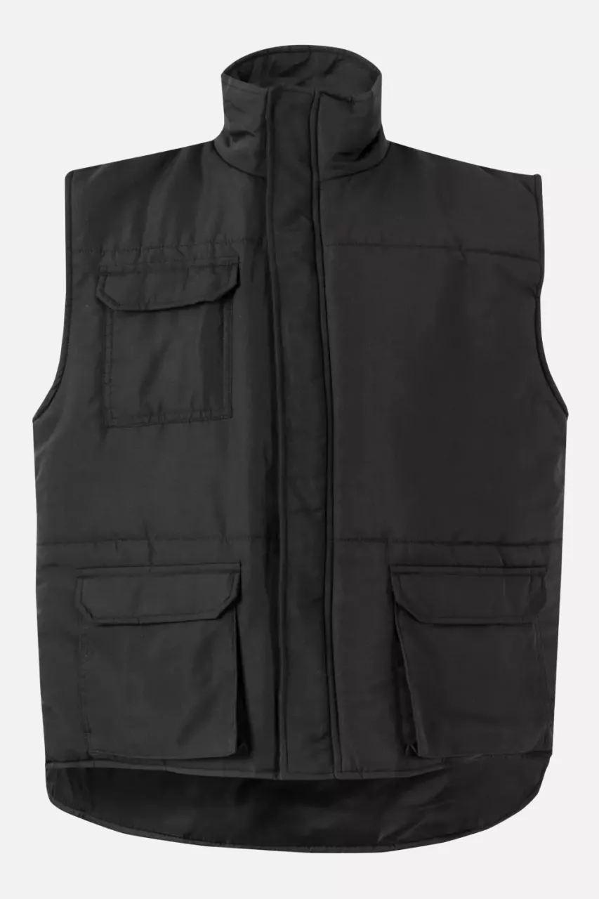 Velilla 205901-00, Padded Work Vest, Black, image 1, gallery thumbnail