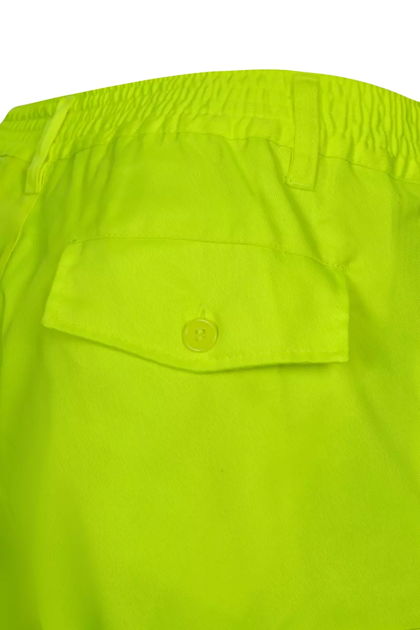 Velilla F160-20, High-Vis Trousers, Hi-Vis Yellow, image 2, gallery thumbnail