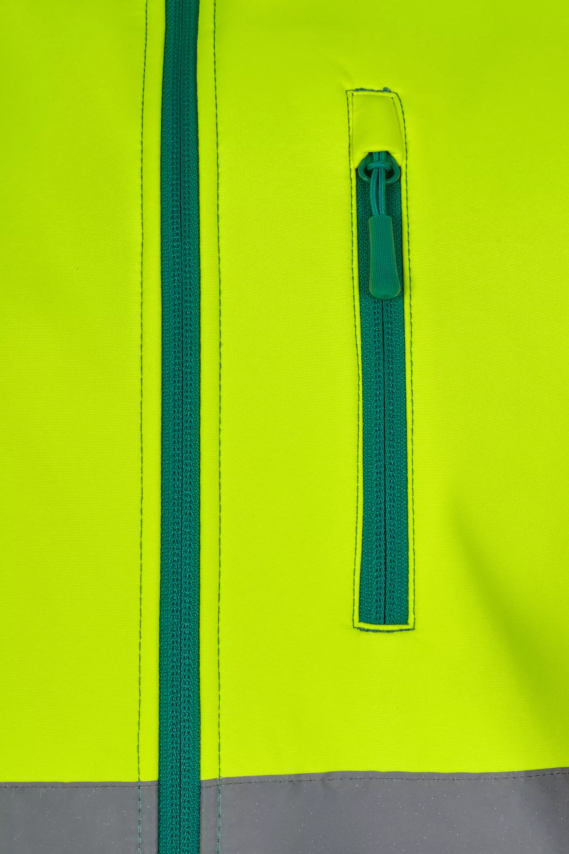 Velilla 305906-02-20-2, High-Vis Vest, Size 4XL/5XL, Green/Hi-Vis Yellow, image 4