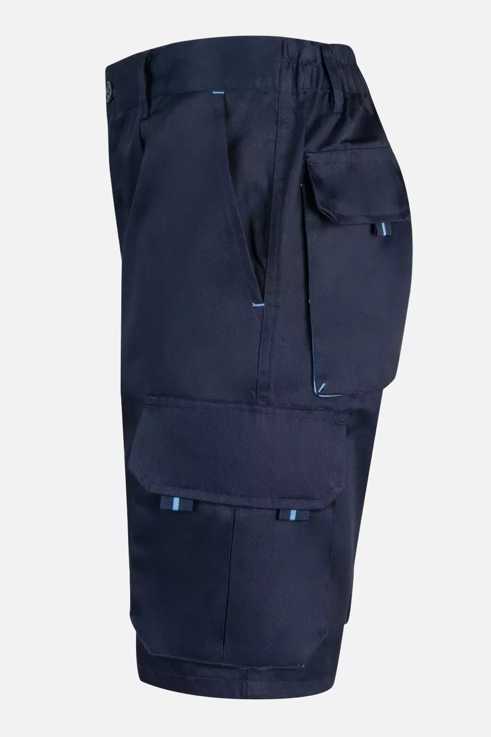 Velilla 103007-61-05, Work Shorts, Navy Blue/Sky Blue, image 2