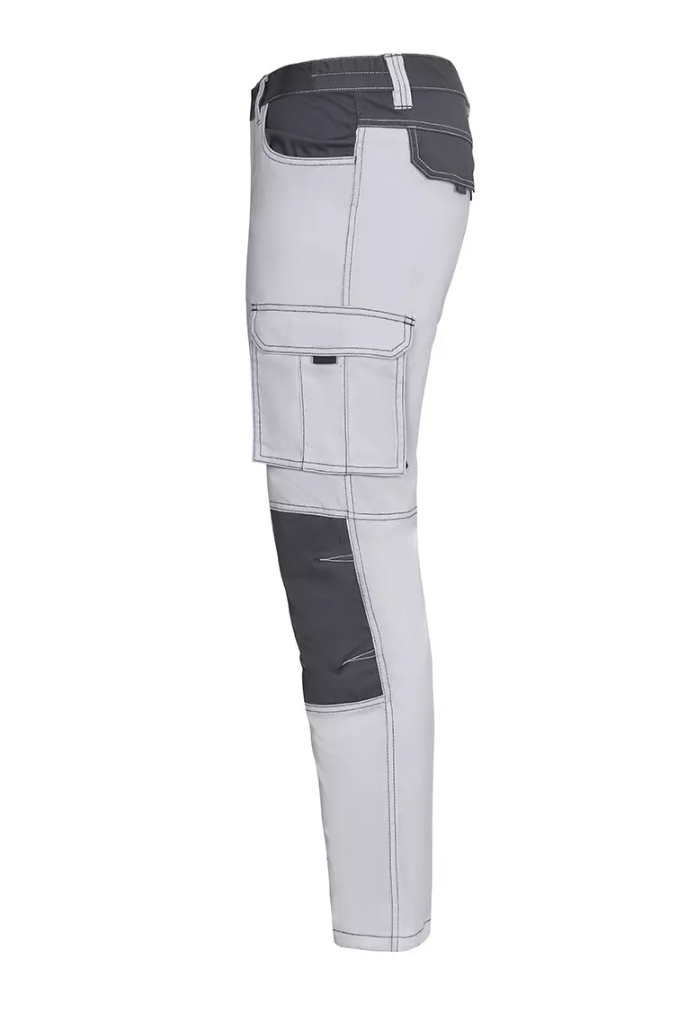 Velilla 103031S-07-08, Work Trousers, White/Grey, image 2