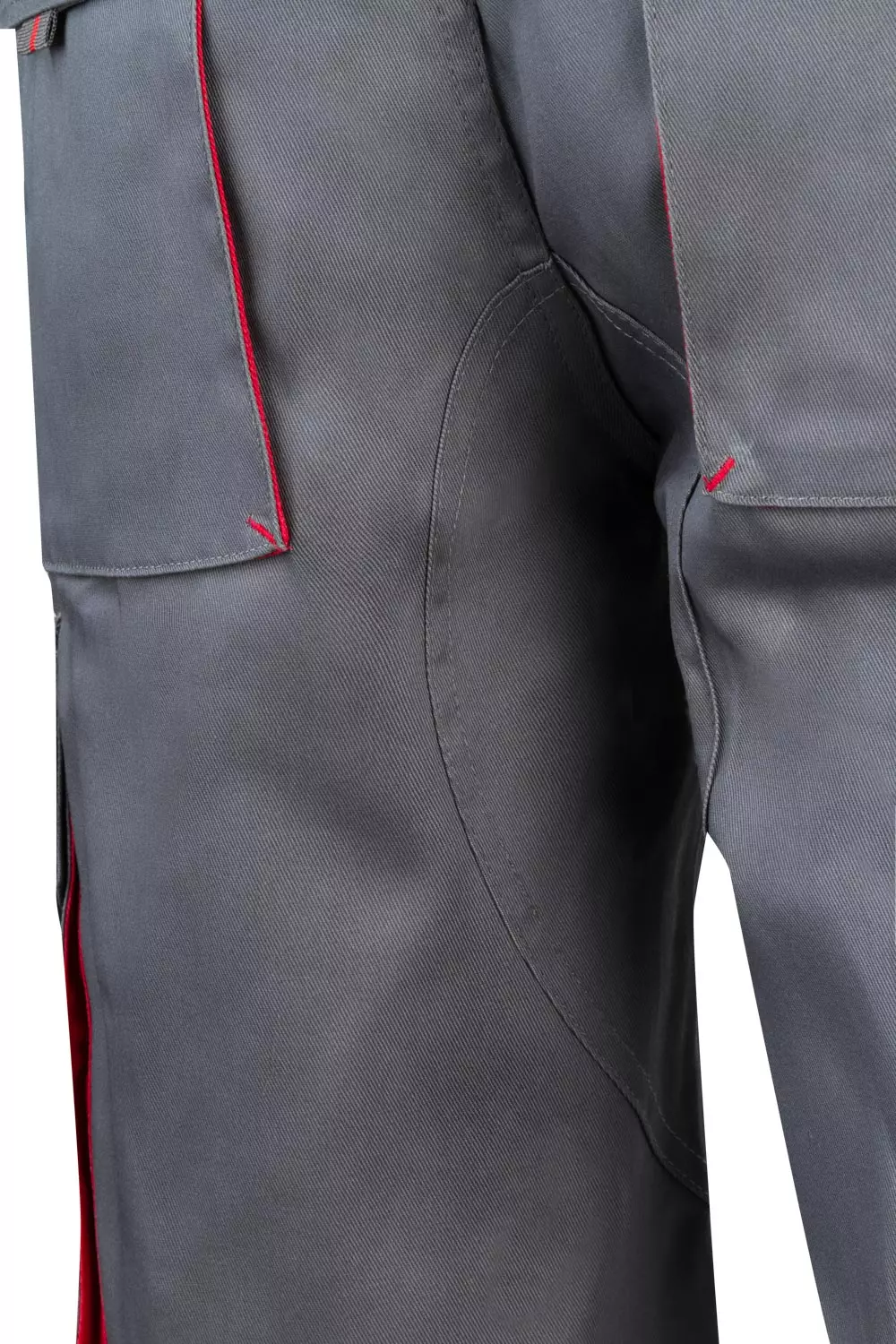 Velilla 103007-08-12, Work Shorts, Grey/Red, image 7