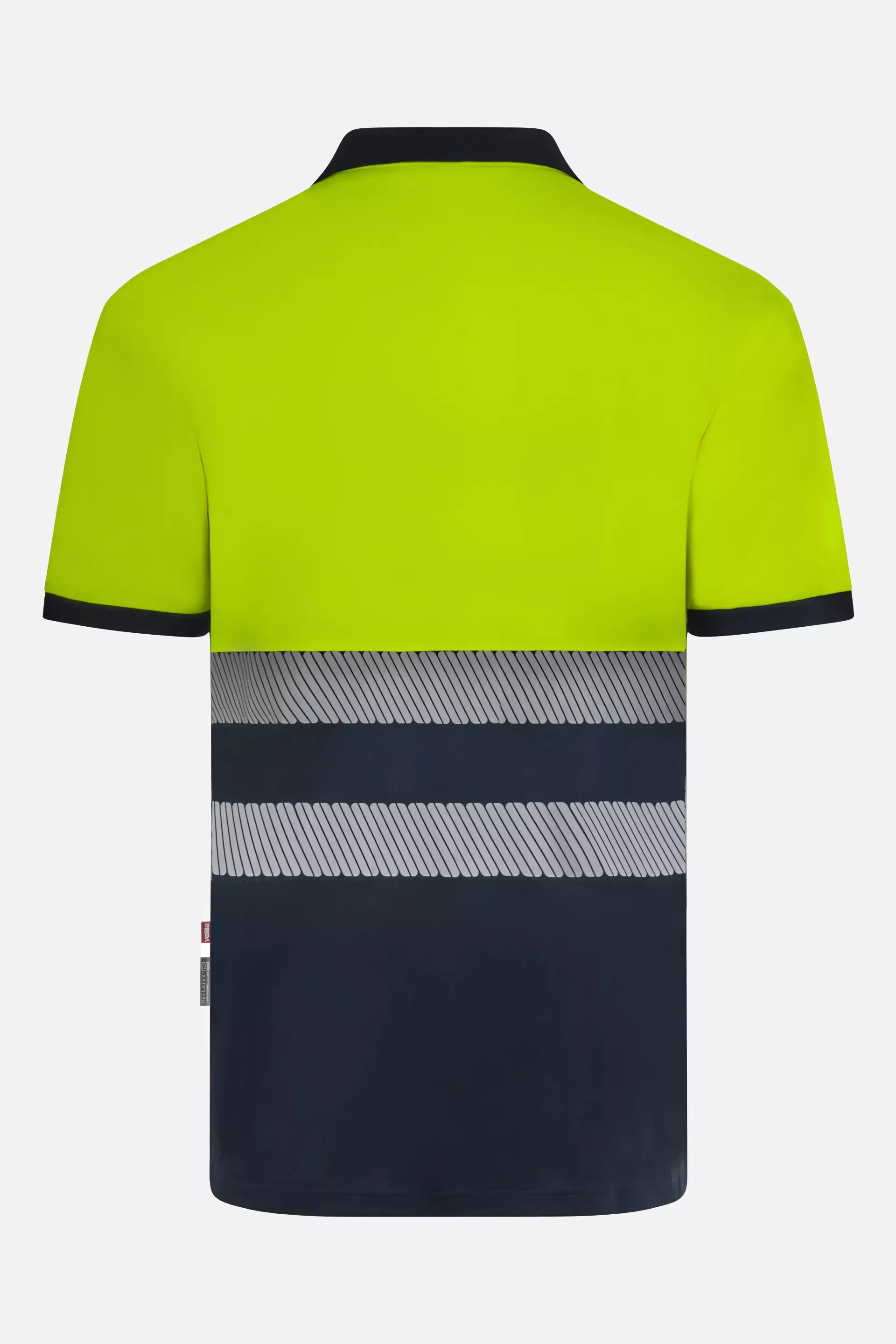 Velilla 305533-61-20-1, High-Vis Polo Shirt, Navy Blue/Hi-Vis Yellow, image 4