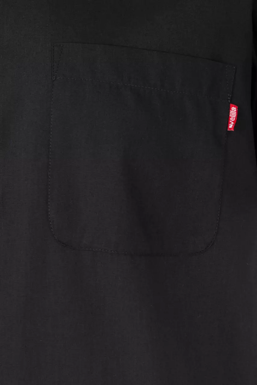 Velilla 531-00, Kurzarm-Arbeitshemd, Schwarz, image 2, gallery thumbnail