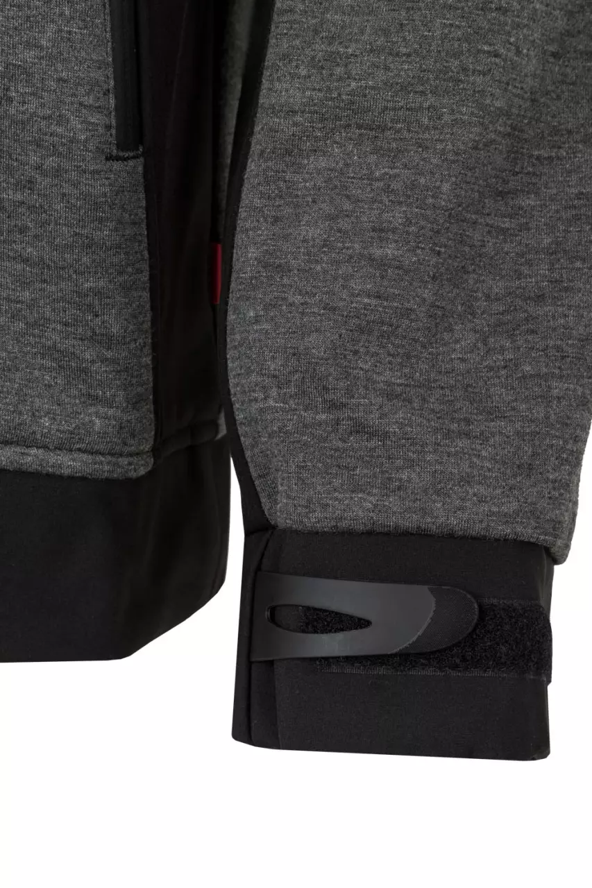 Velilla 206007-78-00, Work Jacket, Heather Dark Grey/Black, image 6, gallery thumbnail