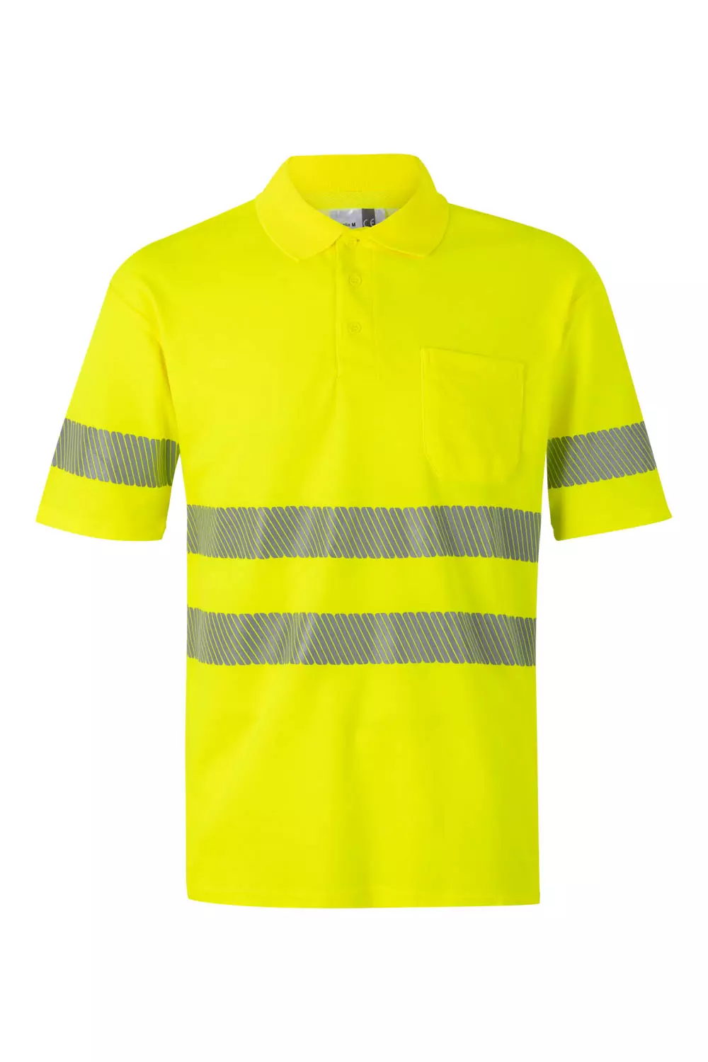 Velilla 305522-20, High-Vis Short Sleeve Polo Shirt, Hi-Vis Yellow, image 1