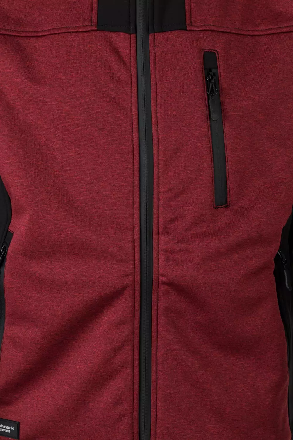 Velilla 206007-77-00, Work Jacket, Heather Maroon/Black, image 7